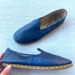 SABAH men's handmade leather Turkish slip on shoes